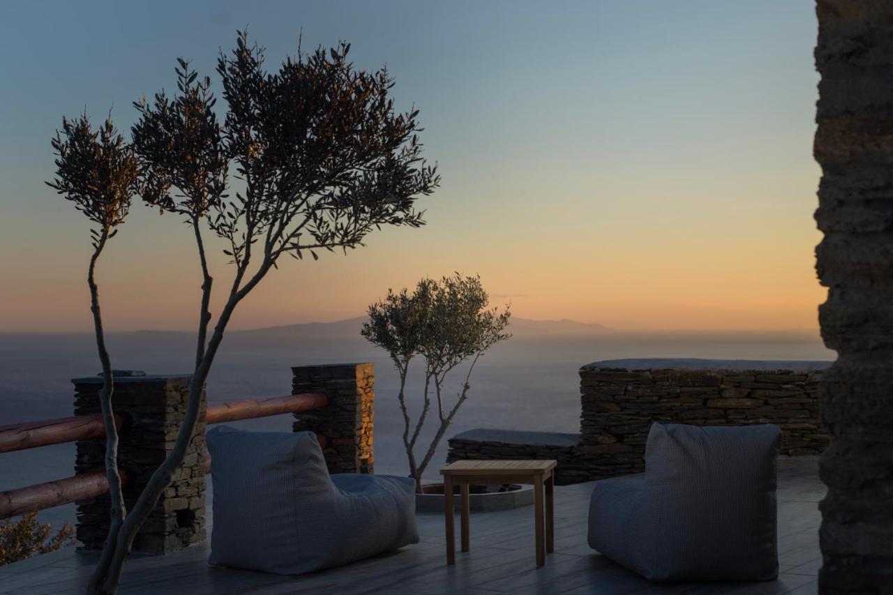 Acron Andros - Luxury Villa With Private Pool Korthio Eksteriør billede
